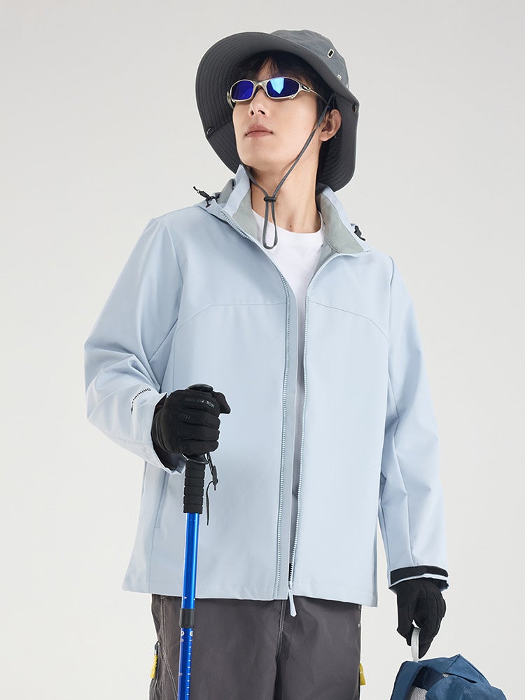 Jhod2025 Women'S Outdoor Mountaineering Windproof And Waterproof Jacket, Single-Layer Men'S Casual Versatile Quick-Drying Jacket - Image 5